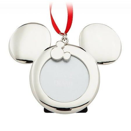Mickey Mouse Ears Christmas Ornaments Disney Parks Mickey Mouse Icon Metal Frame Christmas Ornament New with Tags ()