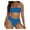 Blue, variant on Aayomet Plus Size Bathing Suit For Women Swimsuit Control Tummy High Women's Swimwear Two Waisted Piece Bikini Swimwears,Green L
