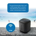 thumbnail image 4 of Philips Wireless Bluetooth Speaker Portable & Waterproof Outdoor Mini Speaker 8 Hrs Play Time, Black, 4 of 7