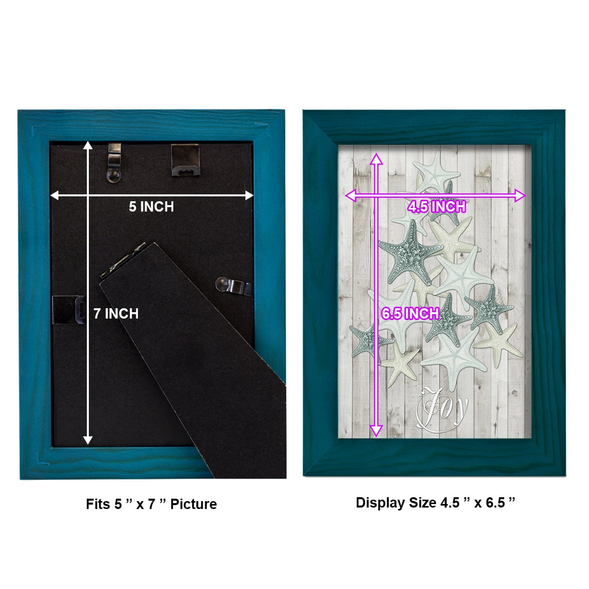 Coastal Christmas III -Framed Print w/glass-Ocean Blue
