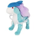 thumbnail image 2 of Sanei Pokemon All Star Series - PP64 - Suicune Stuffed Plush, Blue, Purple, 8.5", 2 of 5