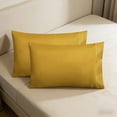 thumbnail image 1 of 2 Pack - Summer Envelopes Style Pillowcases - Velvet Fabric for Smoother Hair & Softer Skin, Polyester Bedding Set, Dormitory and Room Decor, JKODE, 1 of 9