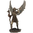 13 Inch Archangel Saint Gabriel with Horn Cold Cast Bronze Figurine