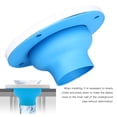 thumbnail image 3 of Toilet Flange Repair Kit Toilet Flange Kit Universal Toilet Flange Universal Toilet Flange Repair Kit Closet Flange Repair Kit Toilet Flange Repair Kit Blue Durable Silicone ABS, 3 of 8