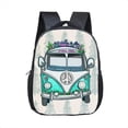 thumbnail image 3 of Cartoon Police Car Fire Engine Excavator Print Backpack Children Truck Kindergarten Bags Toddler Diaper Book Bag Schoolbags, 3 of 4