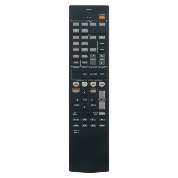 New RAV522 ZJ66510 replace remote control fit for YAMAHA A/v Receiver RX-V477BL RX-V577BL RXV477