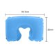 thumbnail image 3 of Almohada De Aire Camping Almohadas de aire inflables en forma de U de PVC, almohada portátil para romper el cuello (azul cielo), 3 of 3