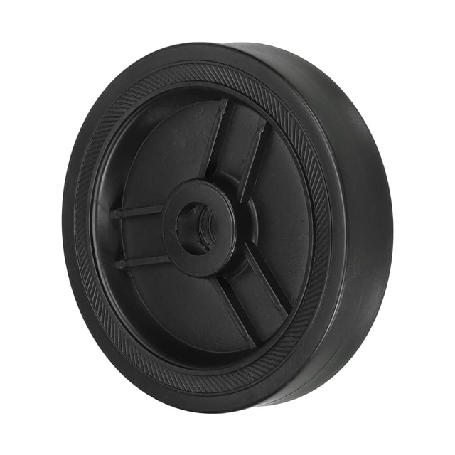 Unique Bargains Roue Universelle de Compresseur d'Air 4.76 'avec Trou 0.65', Noir
