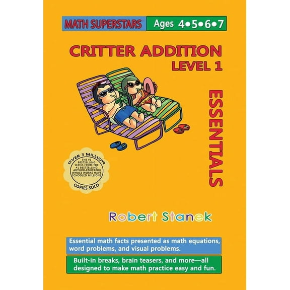 Math Superstars Math Superstars Addition Level 1: Essential Math Facts for Ages 4 - 7, Book 1, (Paperback)