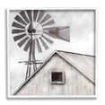 thumbnail image 5 of Stupell Industries Countryside Windmill Dark Cloudy Sky Rural Barn Painting White Framed Art Print Wall Art, Design by Nan, 5 of 5