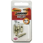 Jandorf 60852 Bullet Terminal, 600 V, 16 to 14 AWG Wire, Copper Contact
