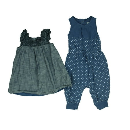 

Pre-owned Gap Girls Blue Dress size: 6-12 Months