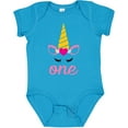 thumbnail image 3 of Inktastic 1st Birthday Unicorn Girls Baby Bodysuit, 3 of 5