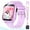 PURPLE, variant on Vakzovy Waterproof Smart Watch for Kids with 32 Games Dual Camera Video Habit Tracking Music Player Pedometer Screen Protectors Lanyard, HD Touchscreen Kids Watch Toy Birthday Gift for 3-12 Year Old