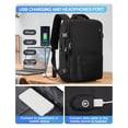 thumbnail image 2 of Mochila de mano VGCUB Large Travel 40 L para mujeres y hombres, color negro, 2 of 9