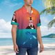 thumbnail image 3 of Balery Lighthouse and Whale Camisas hawaianas de manga corta para hombre, camisas playeras de corte holgado, camisas de vacaciones con botones,3X-Large, 3 of 7