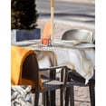 thumbnail image 5 of Fsddascl Black Golden Marble Outdoor Tablecloth - 60x60 Inch Square Dining Table Cover, Modern Minimalism Abstract Waterproof Outdoor Table Cloth with Umbrella Hole & Zipper for Picnic/Patio/Party, 5 of 7