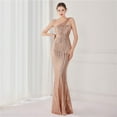 thumbnail image 1 of Vestido de fantasía con lentejuelas, vestido de fiesta, vestido de noche, vestido sexy largo para brindis, vestido de presentadora, 1 of 5