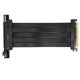 thumbnail image 2 of Cable elevador PCIE 4.0 X16 Cable de extensión de tarjeta gráfica Cable adaptador de GPU de alta velocidad de 90 grados Negro, 2 of 14