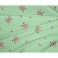 thumbnail image 4 of oneOone Polyester Lycra Tissu Feuilles & Fleurs Floral Tissu Imprimé 1 Yard 56 Inch Wide, 4 of 4