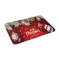 thumbnail image 2 of Bath Mat Christmas Ball Red Fir Branch Xmas Bathroom Rug Non Slip for Shower Soft 15.7 x 23.6 Inch Carpet Floor Runner Washable, 2 of 8