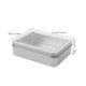 thumbnail image 2 of WASHWEPE 5Ud Caja Metálica Rectangular Con Plateada Para Almacenamiento Con Ventana Transparente, 2 of 8