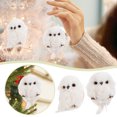 thumbnail image 2 of 2Pcs Christmas Cute Owl Hanging Gift Simulation Animal Pendant Xmas Tree Decoration, Multi  Design,  Materials, Beautiful Gift, 2 of 8