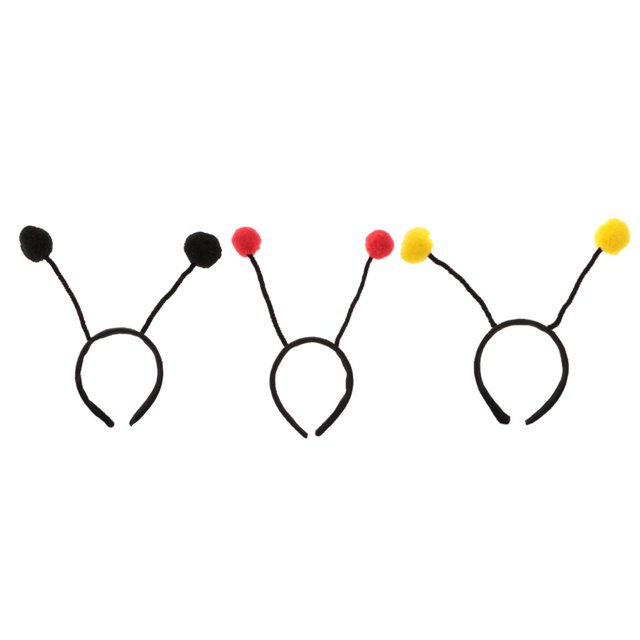3 Piezas forma forma forma Diadema Disfraz Gorros Mariquita Mosca Accesorios Para La Diadema Para Adultos - Rojo, A perfke Diadema de cosplay para niñas y niños