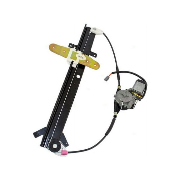 Rear Left Power Window Regulator and Motor Assembly - Compatible with 1992 - 2011 Ford Crown Victoria Sedan 4-Door 1993 1994 1995 1996 1997 1998 1999 2000 2001 2002 2003 2004 2005 2006 2007 2008