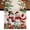 White Beige, variant on Christmas Burlap Cotton Table Runner 13x36 Inches Short, Snowman Poinsettia Pine Branch Snowflake Farmhouse Table Runners, Outdoor Dining Table Decor for Baby Shower/Party/Wedding