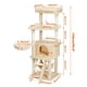 thumbnail image 1 of Free Shipping Drop Shipping Cat Tree Tall Cat Tower with Large Cat Condo Cozy Perch Bed Scratching Posts Cat Toys ShopWise Round, 1 of 21