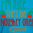thumbnail image 3 of CafePress - Im Nice She's Naughty Elf Ha T Shirt - Men's Fitted T-Shirt, 3 of 4