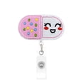 thumbnail image 1 of Huanglei Badge Storage Stretchable Badge Holder Cute Themed Clips, 1 of 4