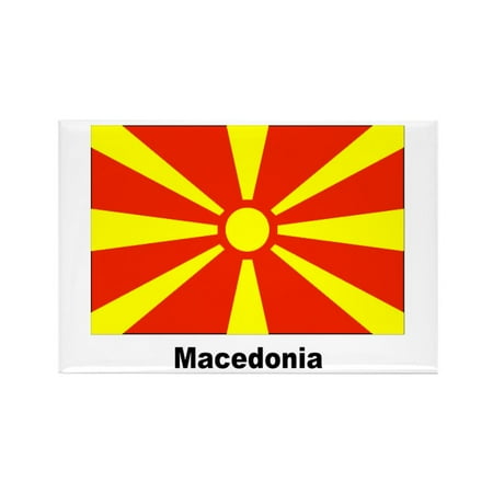 

CafePress - Macedonia Macedonian Flag - Rectangle Magnet 2 x3 Refrigerator Magnet