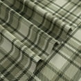 thumbnail image 4 of TWOPAGES Pinch Pleated Curtain 52 X 63 Inches Long 1 Panel Linen Blend Light Filtering Plaid Print Curtain for Living Room, Latte, 4 of 6