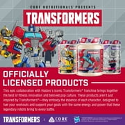 Core Nutritionals | Transformers Energon Pre Workout Nutritional Supplement Formula (Free Prize Inside - Optimus Prime) (20 Servings, Mixed Berry Kiwi)