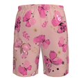 thumbnail image 6 of Disketp Men'S Swim Trunks Hawaiian Breathable Surf Beach Swimsuits Mesh Lining Beach Shorts With Pockets-Girl Butterfly, 6 of 9