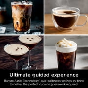 Ninja Luxe Café Premier Espresso Machine & Drip Coffee Maker, Rapid Cold Brew, Integrated Grinder, Assisted Tamper, Hands-Free Frother for Cappuccinos, Lattes, Dairy or Non-Dairy, ES601CY Cyberspace
