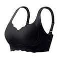 thumbnail image 2 of SMihono Caralush Bra-Lushfitting Powerful Push-Up Full Coverage Everyday Bra Comfort Adjustable Bras for Older Women Black 44, 2 of 3
