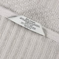 thumbnail image 5 of Superior Soho Ribbed Cotton 6-Piece Assorted Towel Set, Silver, 5 of 9