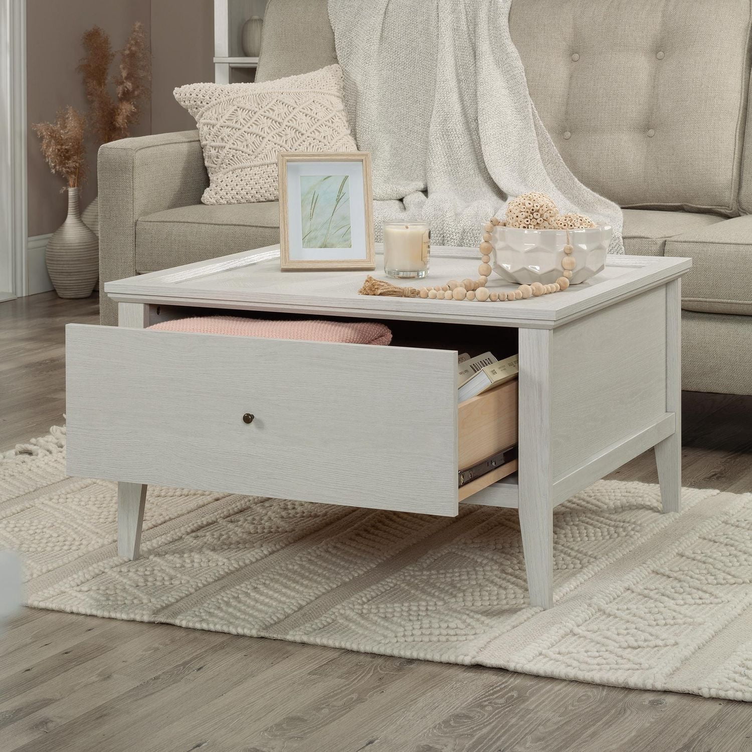 Sauder La Collection Larkin Ledge Table basse en Finition Glacier Oak