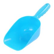 Portable Blue Plastic Pet Dog Cat Kitten Food Feeder Shovel
