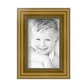thumbnail image 2 of ArtToFrames 4" x 6" Regency Gold Picture Frame, 4x6 inch Multi Wood Poster Frame (WOM-5022), 4 Pack, 2 of 6