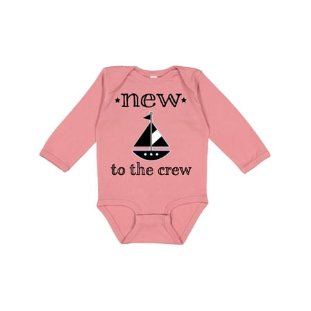 

Inktastic New to the Crew Newborn Gift Baby Boy or Baby Girl Long Sleeve Bodysuit