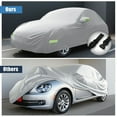 thumbnail image 4 of Unique Bargains 210Dpu Waterproof Car Cover Silver Tone ["for Volkswagen New Beetle 1998-2019"], 4 of 7