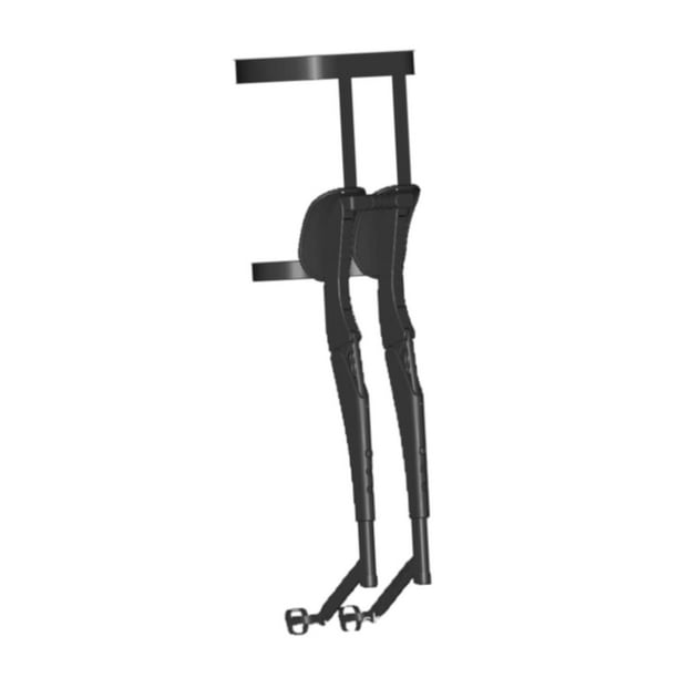 Silla portátil con asiento ajustable en altura, ergonómica, plegable, para acampar negro