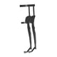 thumbnail image 1 of Silla portátil con asiento ajustable en altura, ergonómica, plegable, para acampar negro, 1 of 9