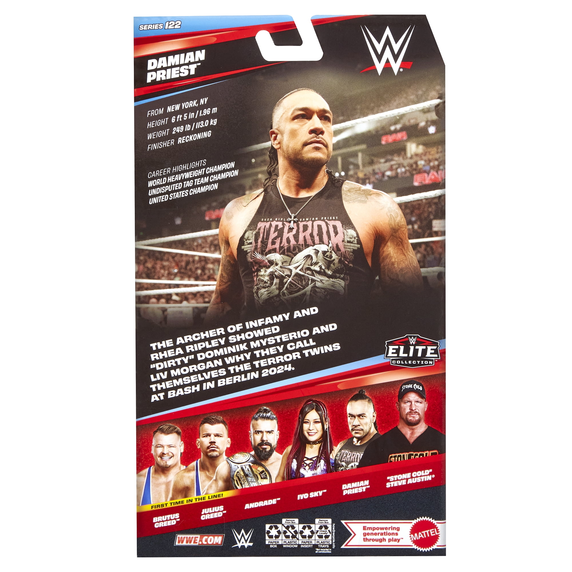Damian Priest - WWE Elite 122 Mattel WWE Toy Wrestling Action Figure