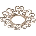 thumbnail image 2 of 30"OD x 11 1/2"ID x 1/4"T Reims Wood Fretwork Pierced Ceiling Medallion, Red Oak, 2 of 3