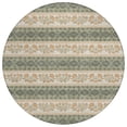 thumbnail image 2 of Addison Rugs Chantille Indoor/Outdoor Transitional Stripes Sage Machine Washable Round Rug, 8' x 8', 2 of 8